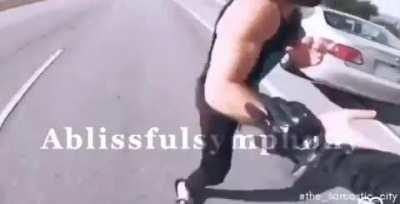 Mark when confronting the monster in his room