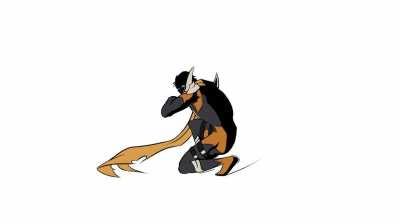 Exactly what I imagined how feral Slayer move lore-wise tbh [ My First Animation! ]