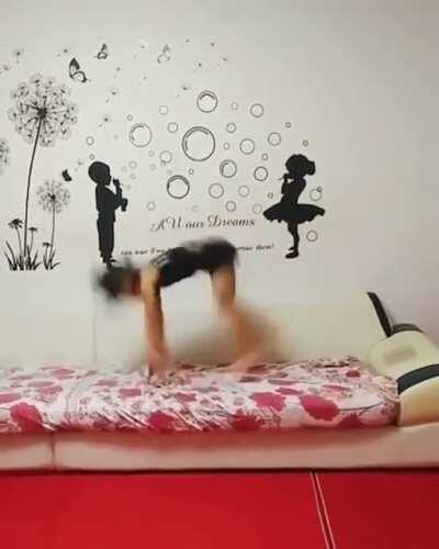 She's a flipping machine