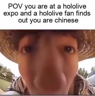 hololive fans when china