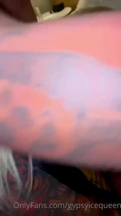 Y@z getting dicked down doggy by her friend