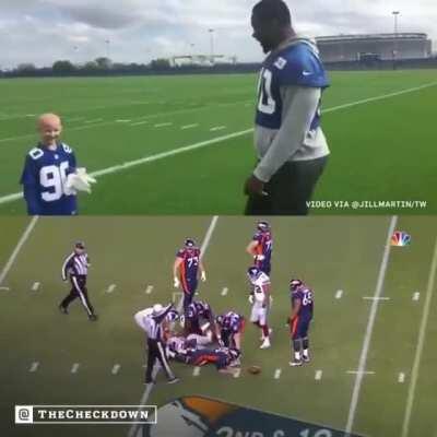 Jason Pierre-Pauls sack celebration was a celebration he learned from a fan who was battling cancer.