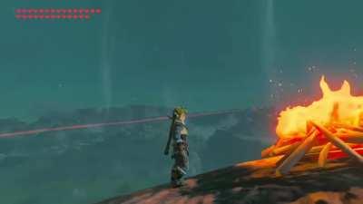 THE BEACONS OF HYRULE ARE LIT