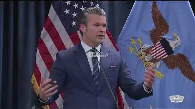 Secretary of War Hegseth on Iran: 