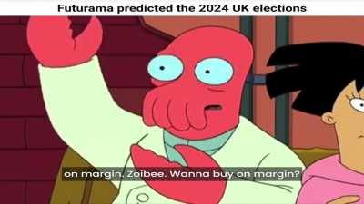 Futurama predicted the 2024 UK elections
