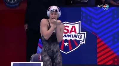 210617 NBC Olympics Twitter Update: Sierra Schmidt dancing to TWICE 