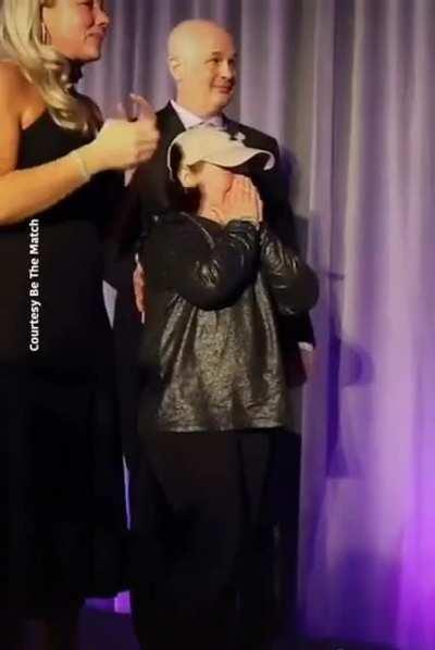 Cancer survivor meets the donor that saved her life