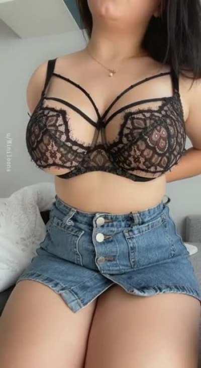 I am here to make you hard with my boobs. How did I do?