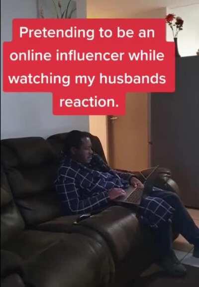 He literally sunk into his chair in disbelief.