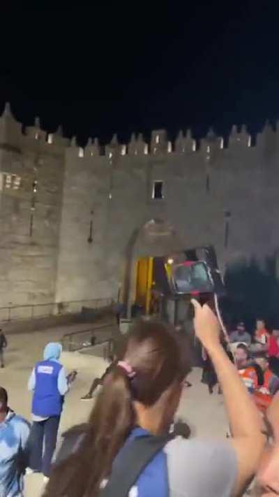 Is this your land? Yes. Is this your flag? Yes. Can you sing? Yes. It doesn't matter, they want us out of our land, nothing more and nothing less