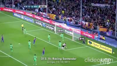 Goles que hizo Messi los 15 de Octubre (2006, 2x 2011, 2016)