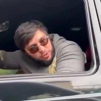 Guy shows off his BMW