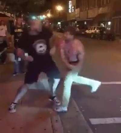 Counter punch KO on the street