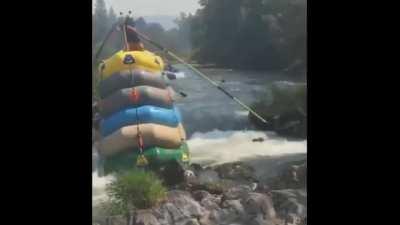 Dave,the climber of rivers