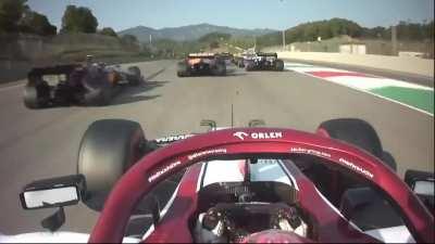 Kimi's third start was beautiful