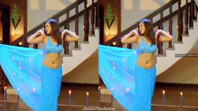 Sada Super Hot Saree Navel