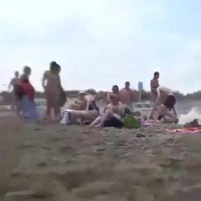 Utah beach seems different