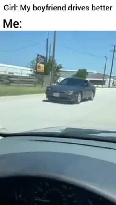 Road rage in reverse