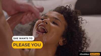 [rCockheroGirlfriend] 155 Fuck my Mouth then Kiss me [Alina Ali]