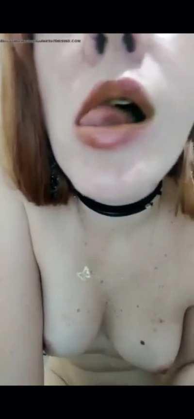 Scat Dildo Sucking