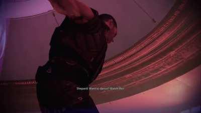 Who is the better dancer? Shepard or this Asari?