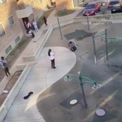 Fight + shooting in Chicago🤯‼️