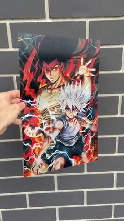 My Gon & Killua 3D Lenticular Fan Artwork I made!