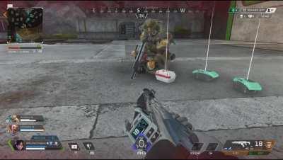 My sister never played an FPS and I was teaching her Apex. This reminded my to when I started. Gotta love it