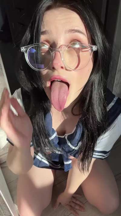 your dripping drooling little ahegao girl