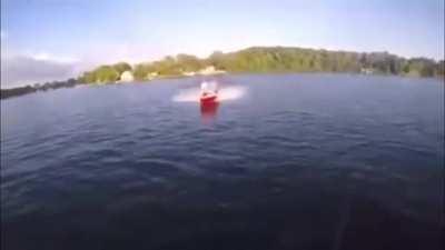 Poor guy was just tryna fish in peace ..