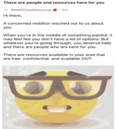 “There are people and resources here for you” 🤓