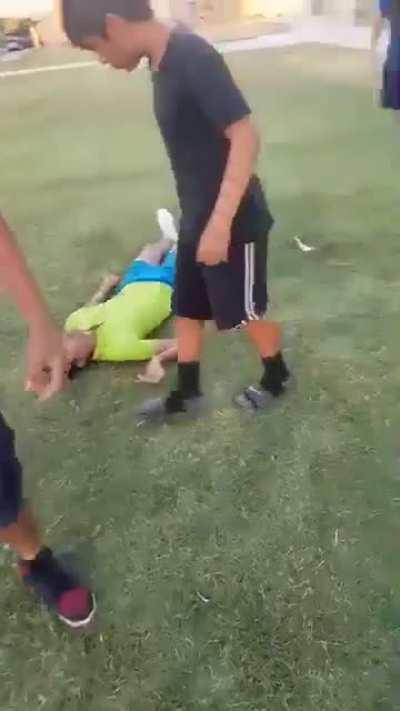 Although the KO was executed greatly, the final punches were not necessary