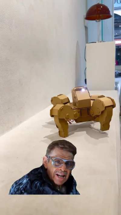 [Update] Cardboard Quadrapod robot - wireless version