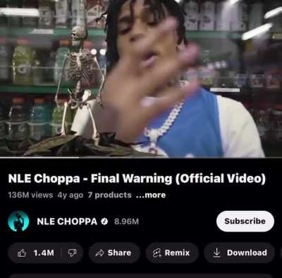 Remember when NLE used a free skeleton green screen on the video for final warning