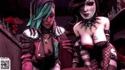 Moxxi (I forgot the other girls name)