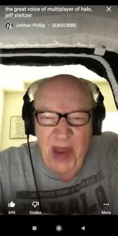 The great voice of multiplayer halo, Jeff steitzer