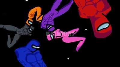 There is a Bizarre adventure Amomg Us (All creddits yo KALIDORS)