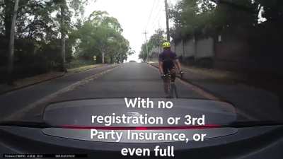 Sydney-Australia the worst cyclists!