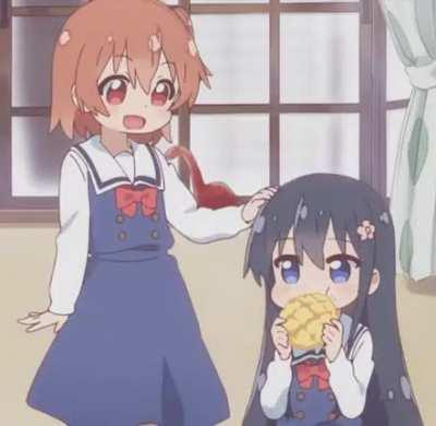 Hana-chan headpats [Wataten!]