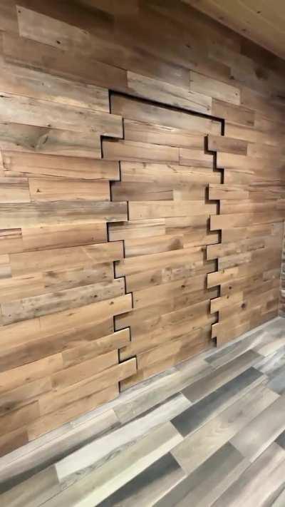 Hidden door with satisfying closure