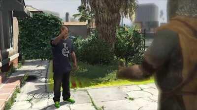 Whiterun Guard Roast Franklin. credits to: HorseHeadHenry