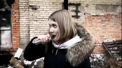 hungry Karachay turk