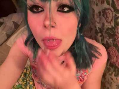 Drink up spit sluts :)