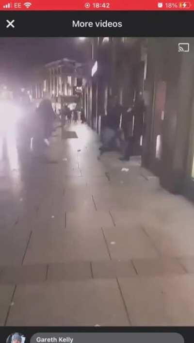 This guy is an idiot. Now he’s going to jail for awhile. All he had to do was get his nuggets and leave