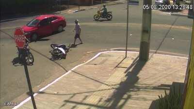 That person had a really unlucky day