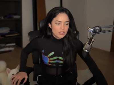 Valkyrae's new shirt