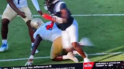 big hit made him walk like a baby giraffe