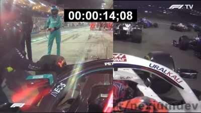 Bottas' Sakhir Pit Stop Vs Mazepin's Race Comparative