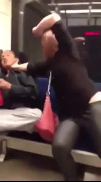 Smacked the demon out of her