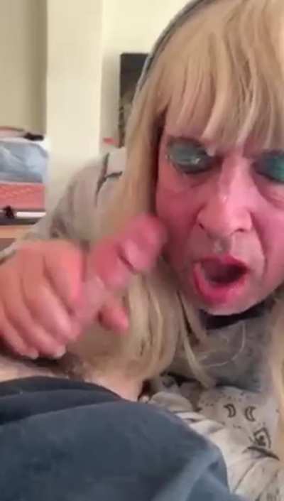 Cross dresser daddy blows me